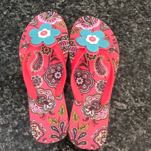 Vera Bradley Flip Flops - Picture 1 of 2